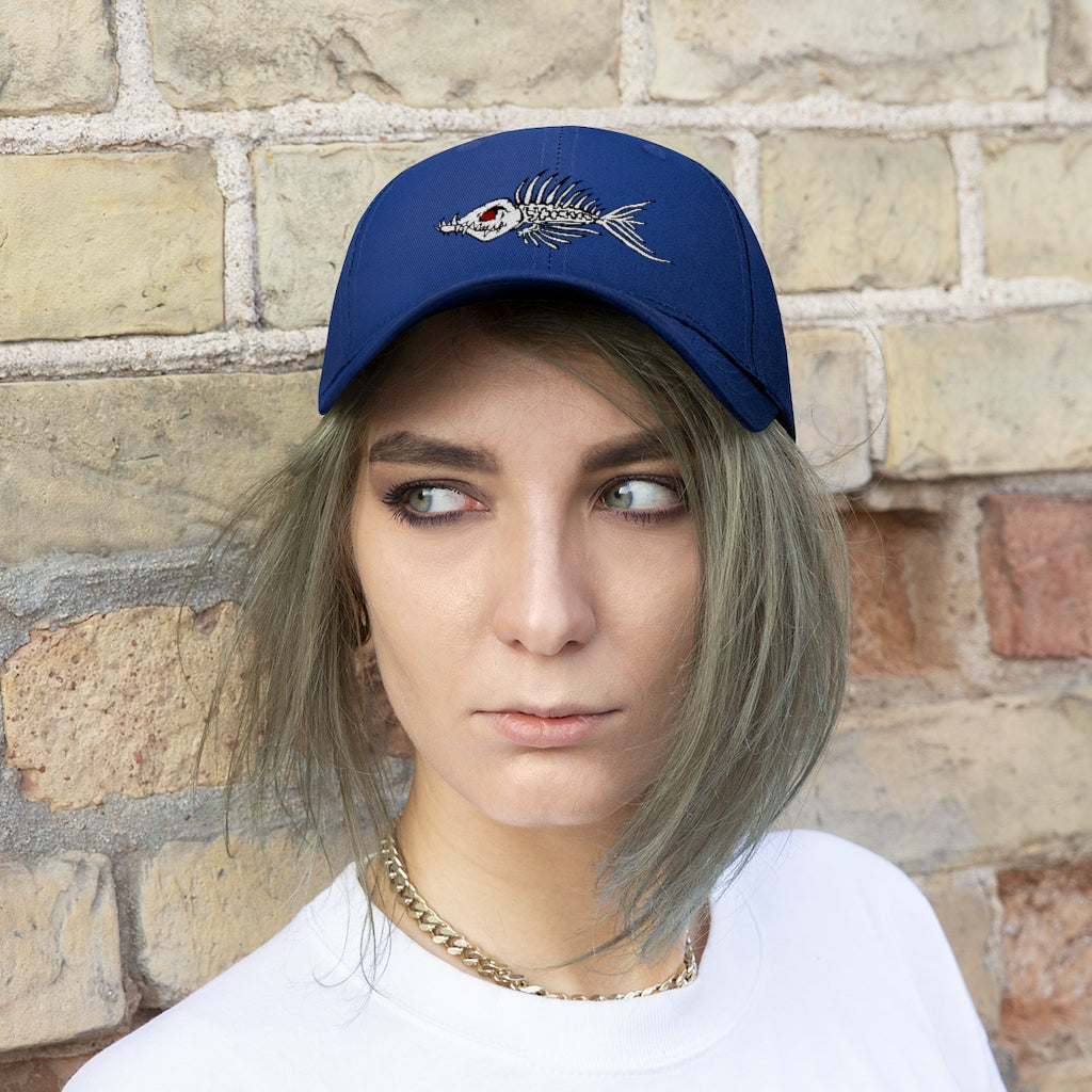 Fish Bone Unisex Twill Hat