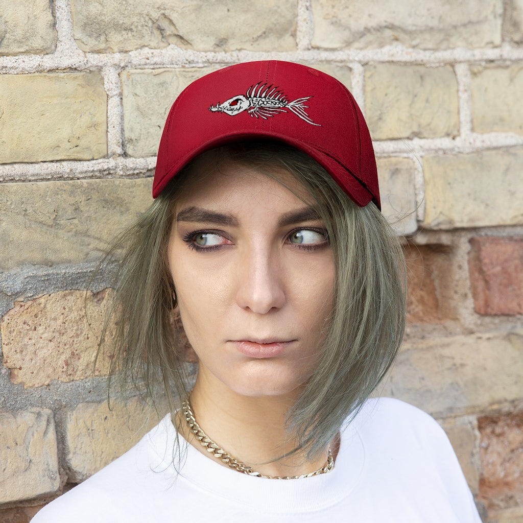 Fish Bone Unisex Twill Hat