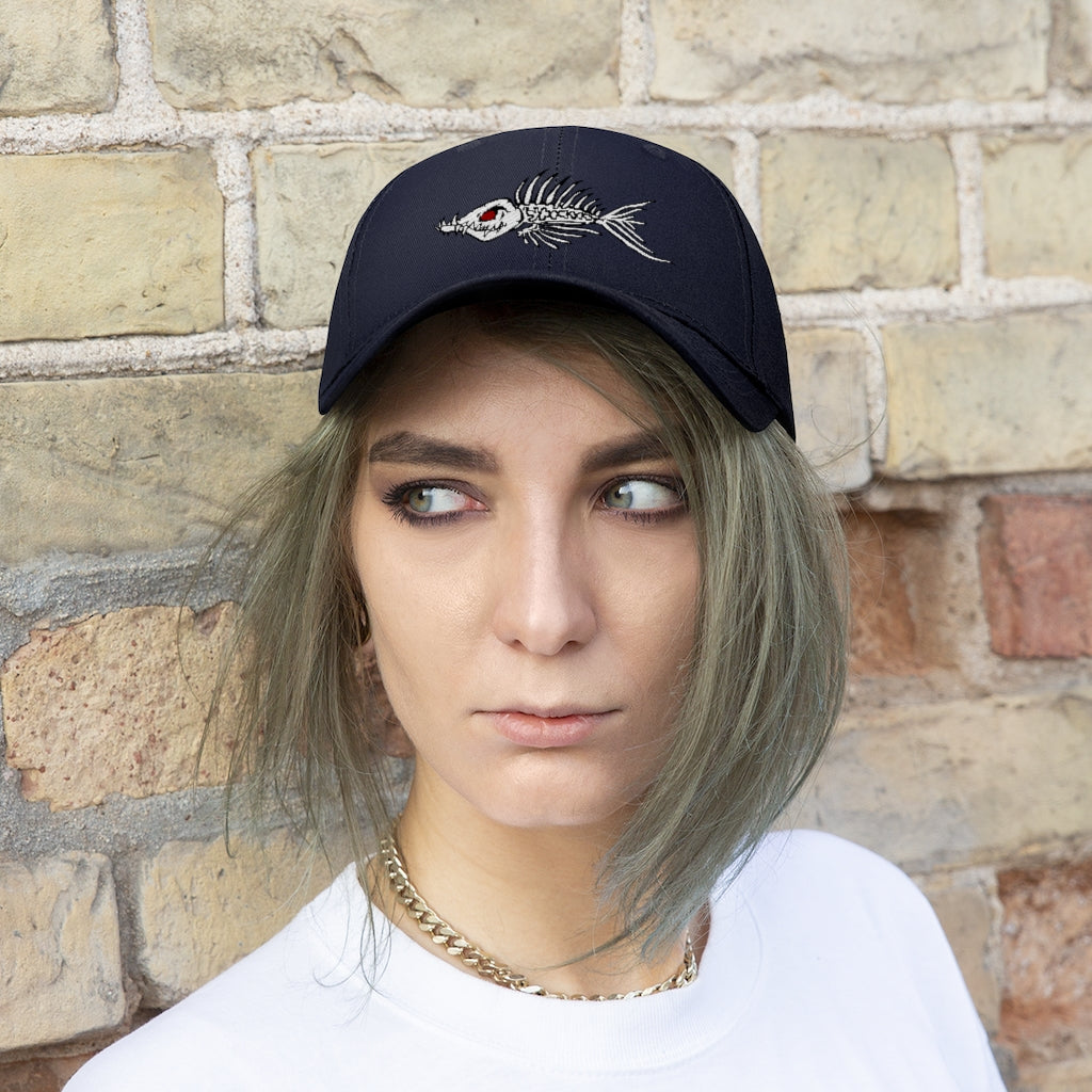 Fish Bone Unisex Twill Hat