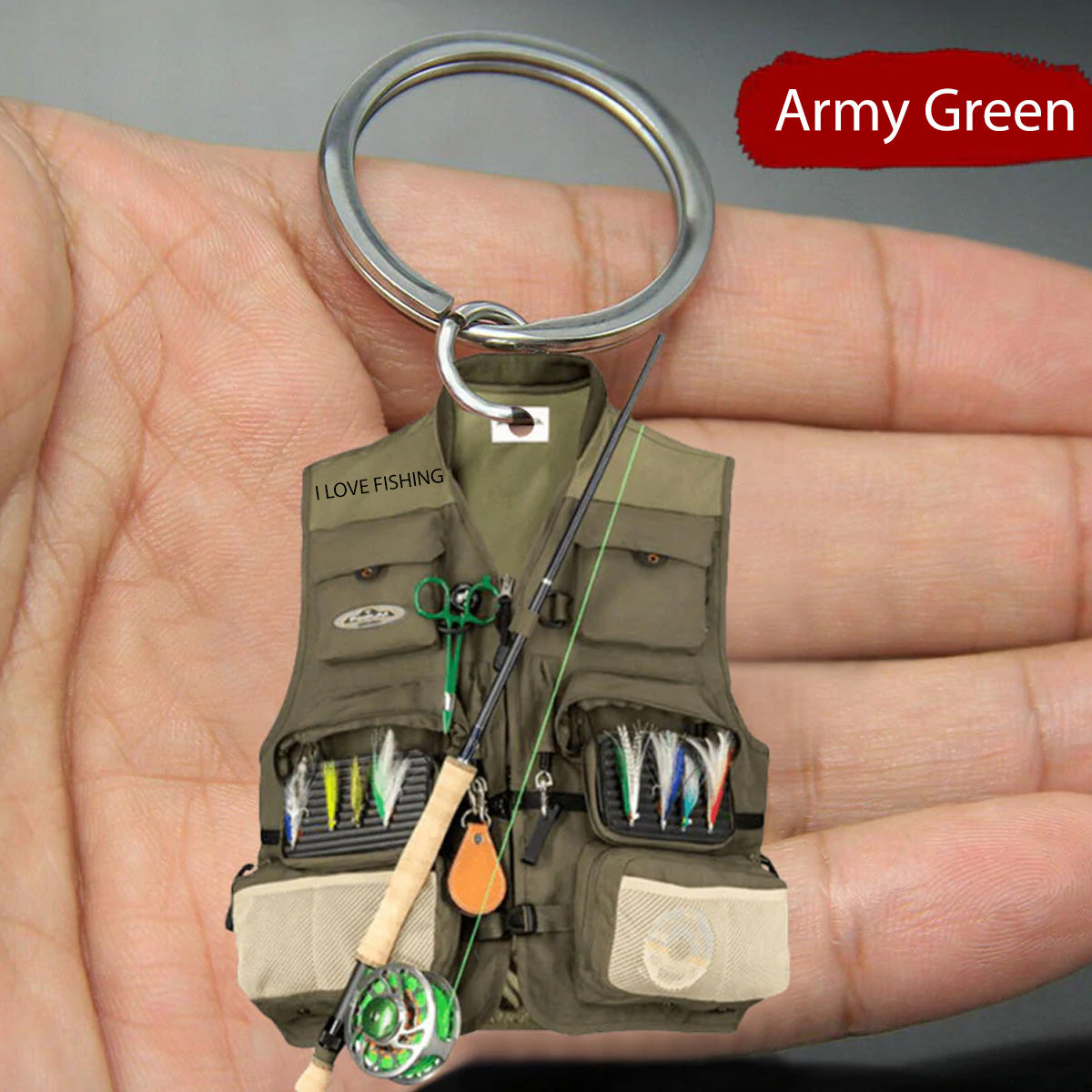 I LOVE FISHING KEYCHAIN (SPECIAL EDITION)