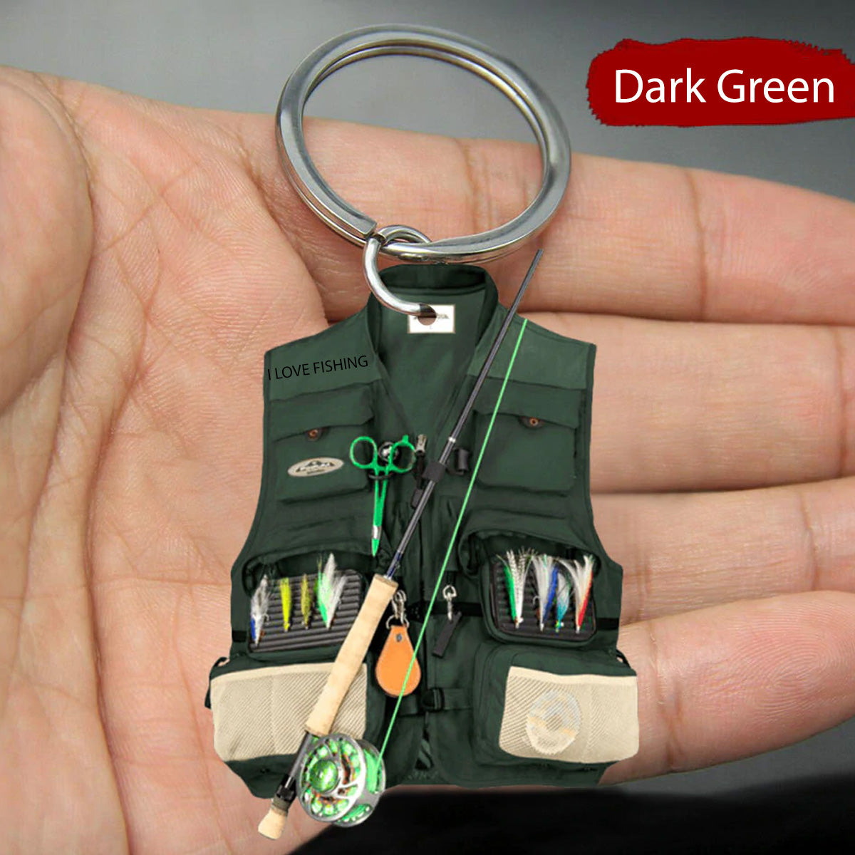 I LOVE FISHING KEYCHAIN (SPECIAL EDITION)