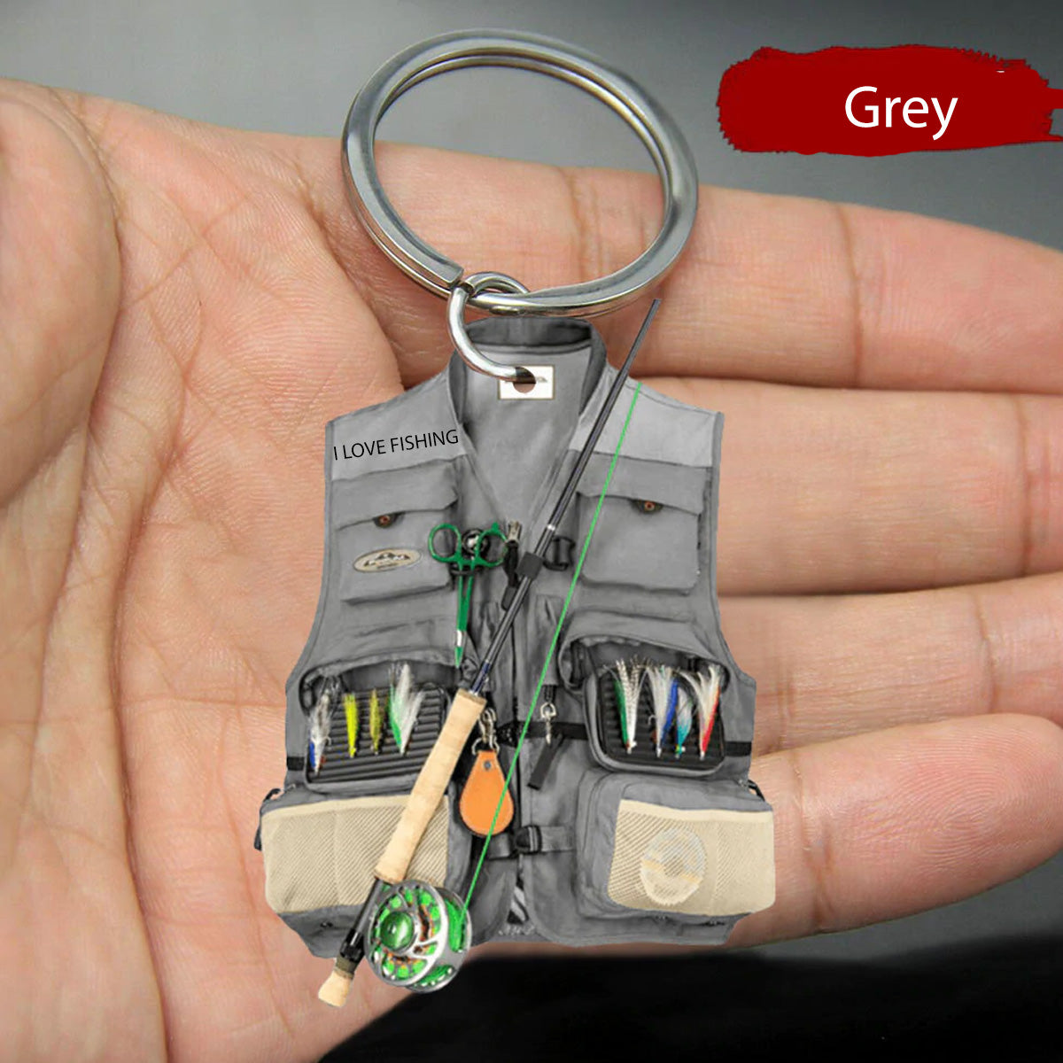 I LOVE FISHING KEYCHAIN (SPECIAL EDITION)