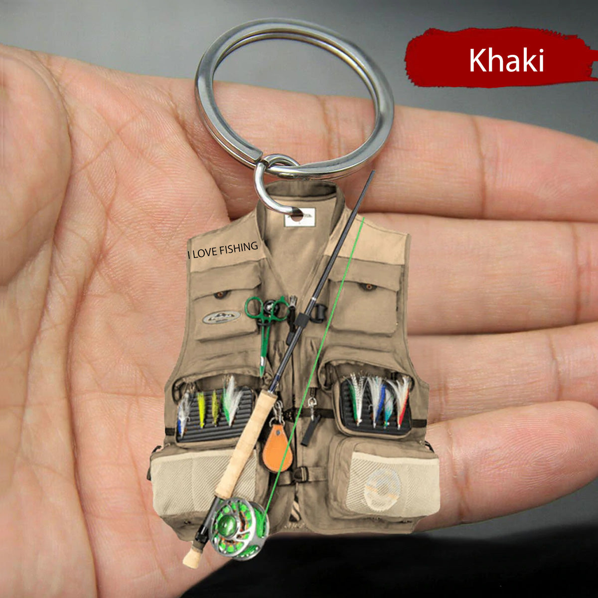 I LOVE FISHING KEYCHAIN (SPECIAL EDITION)