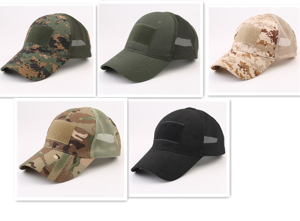 Tactical Summer Hat With Patches