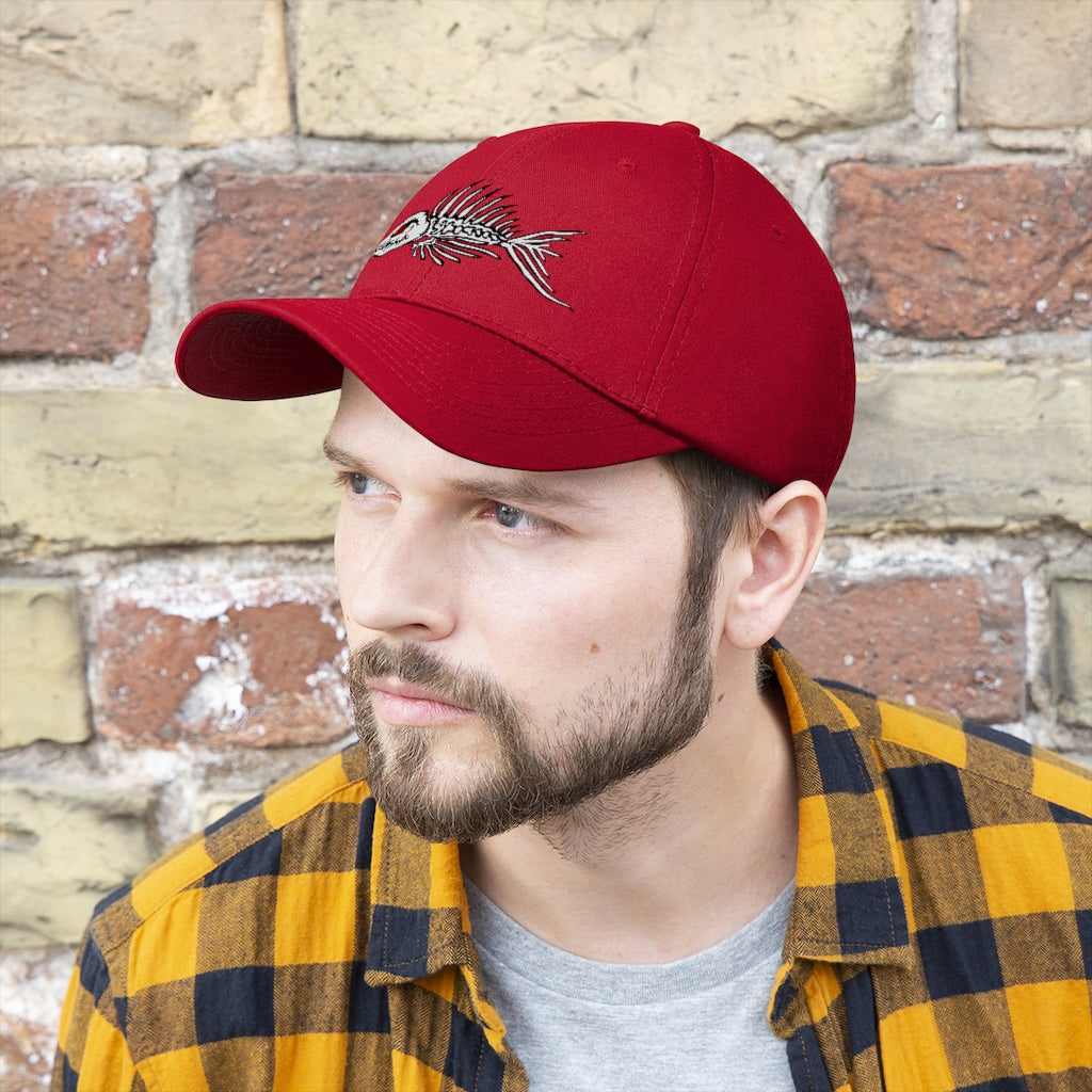 Fish Bone Unisex Twill Hat