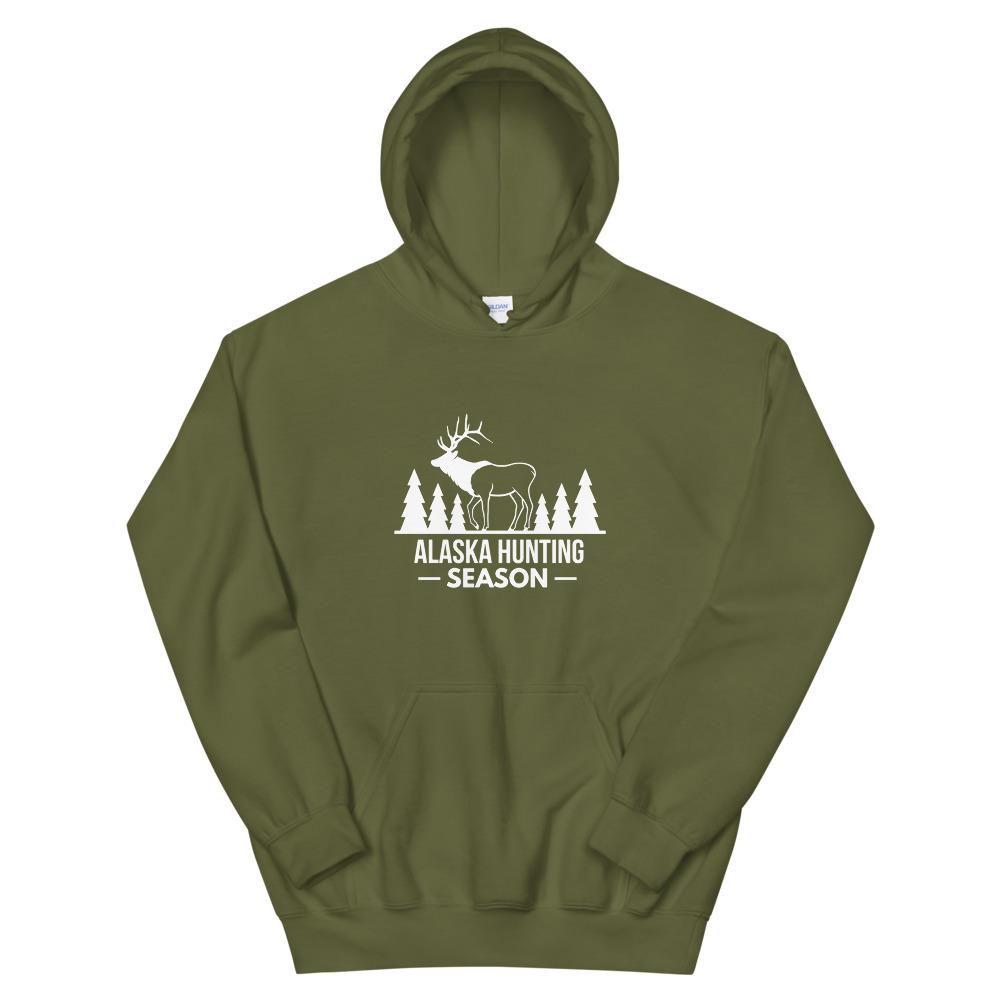 Alaska Hunting Unisex Hoodie - Outdoors Thrill