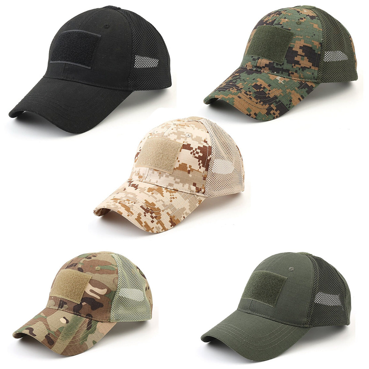 Tactical Summer Hat With Patches