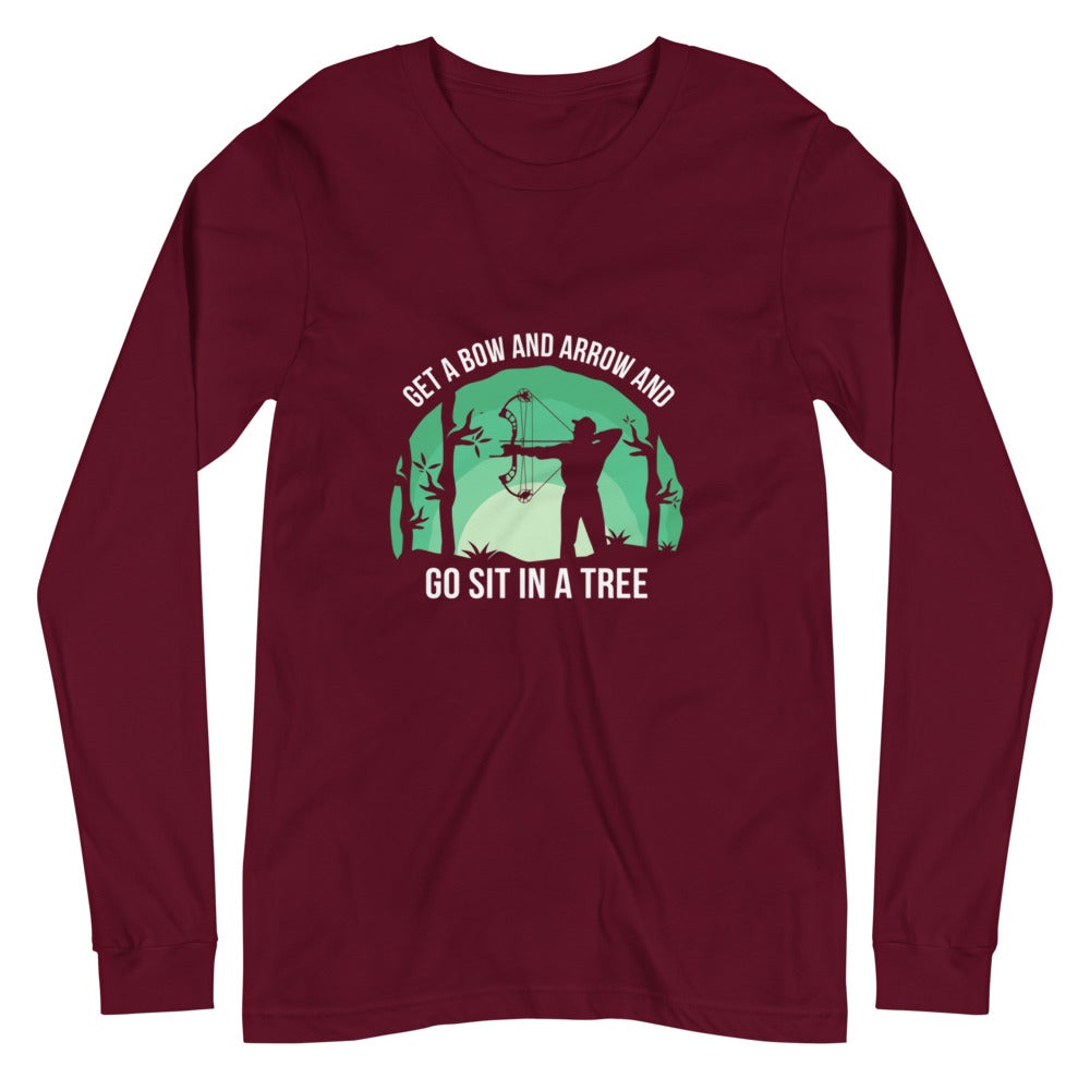 Arrow Tree Unisex Long Sleeve Tee - Outdoors Thrill