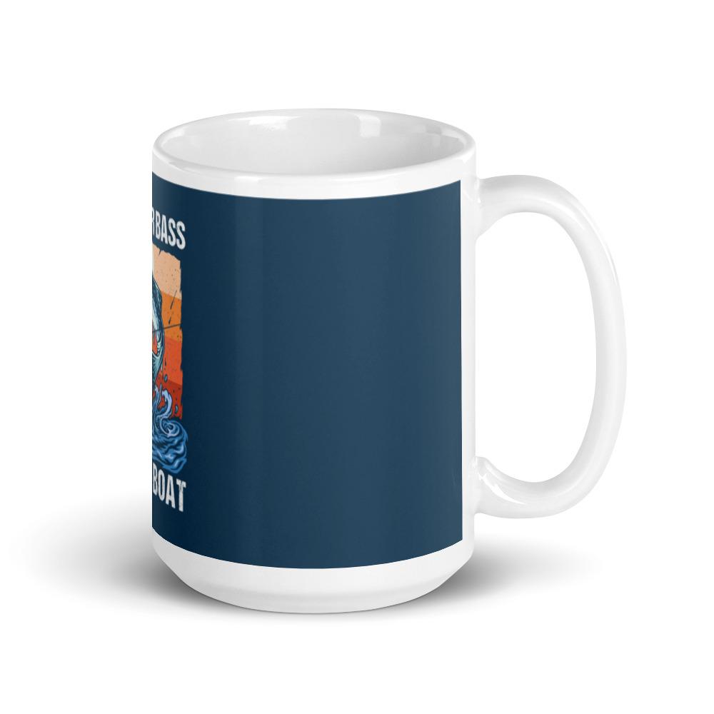 Bass Boat mug - Outdoors Thrill