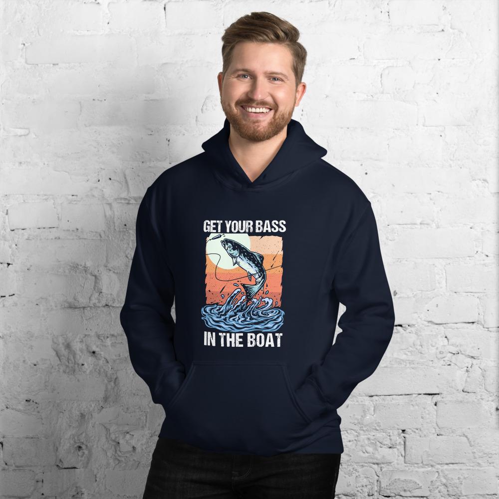 Bass Boat Unisex Hoodie - Outdoors Thrill