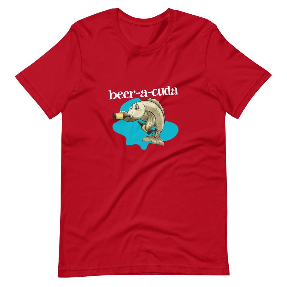 Beer-a-Cuda Unisex T-Shirt - Outdoors Thrill