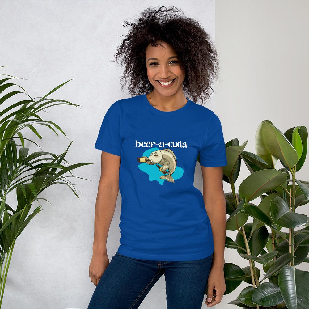 Beer-a-Cuda Unisex T-Shirt - Outdoors Thrill