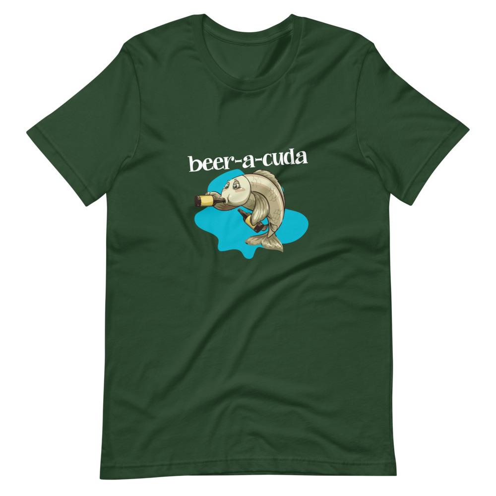 Beer-a-Cuda Unisex T-Shirt - Outdoors Thrill