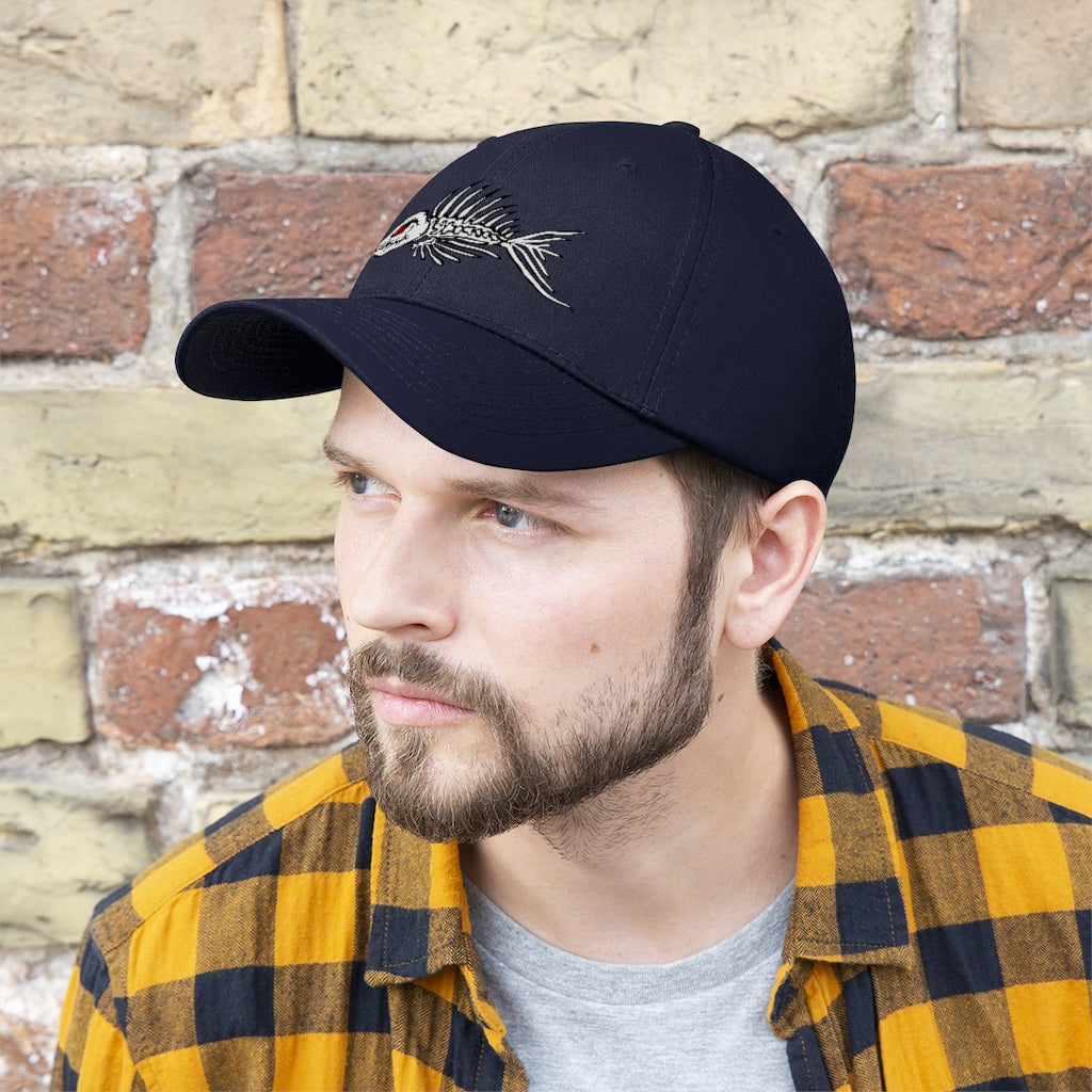 Fish Bone Unisex Twill Hat
