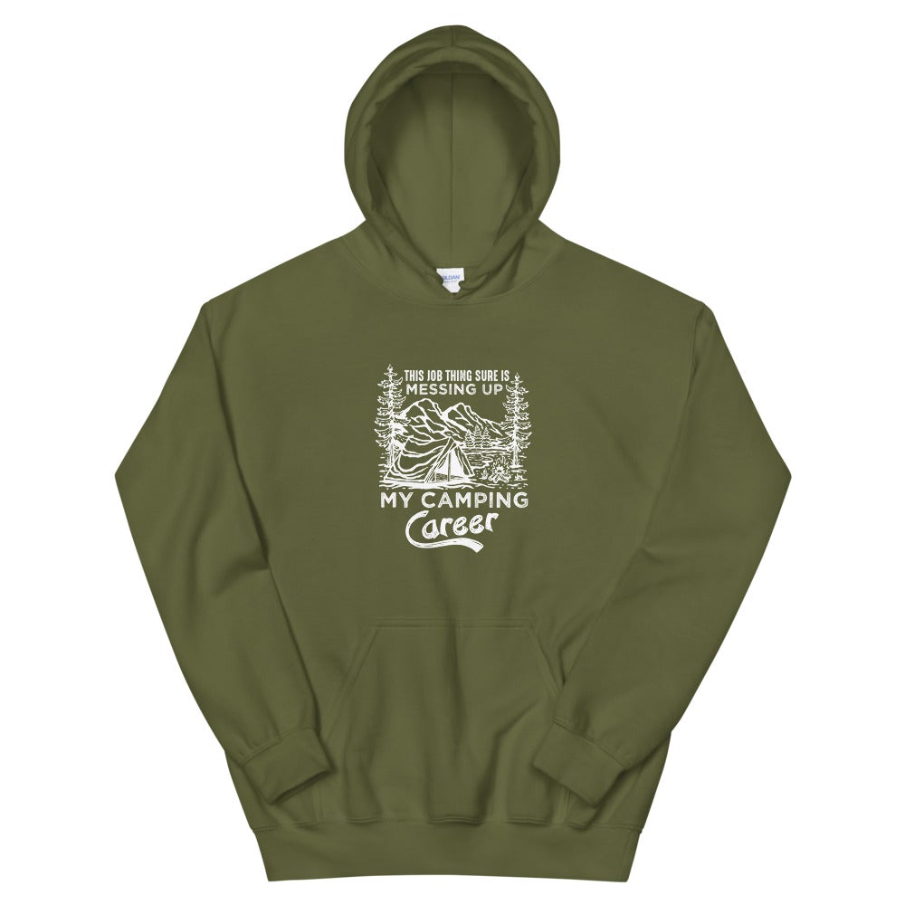 Camping Career Unisex Hoodie - Outdoors Thrill