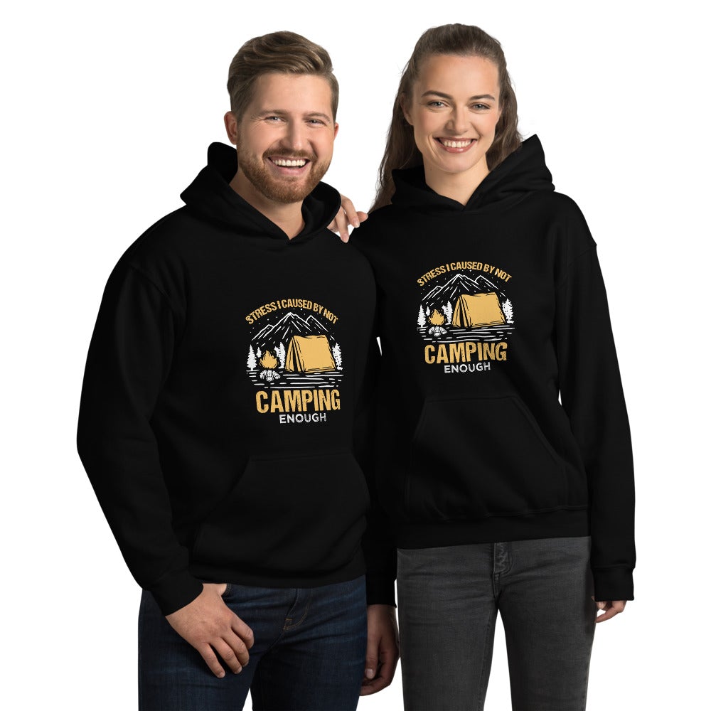 Camping Stress Unisex Hoodie - Outdoors Thrill