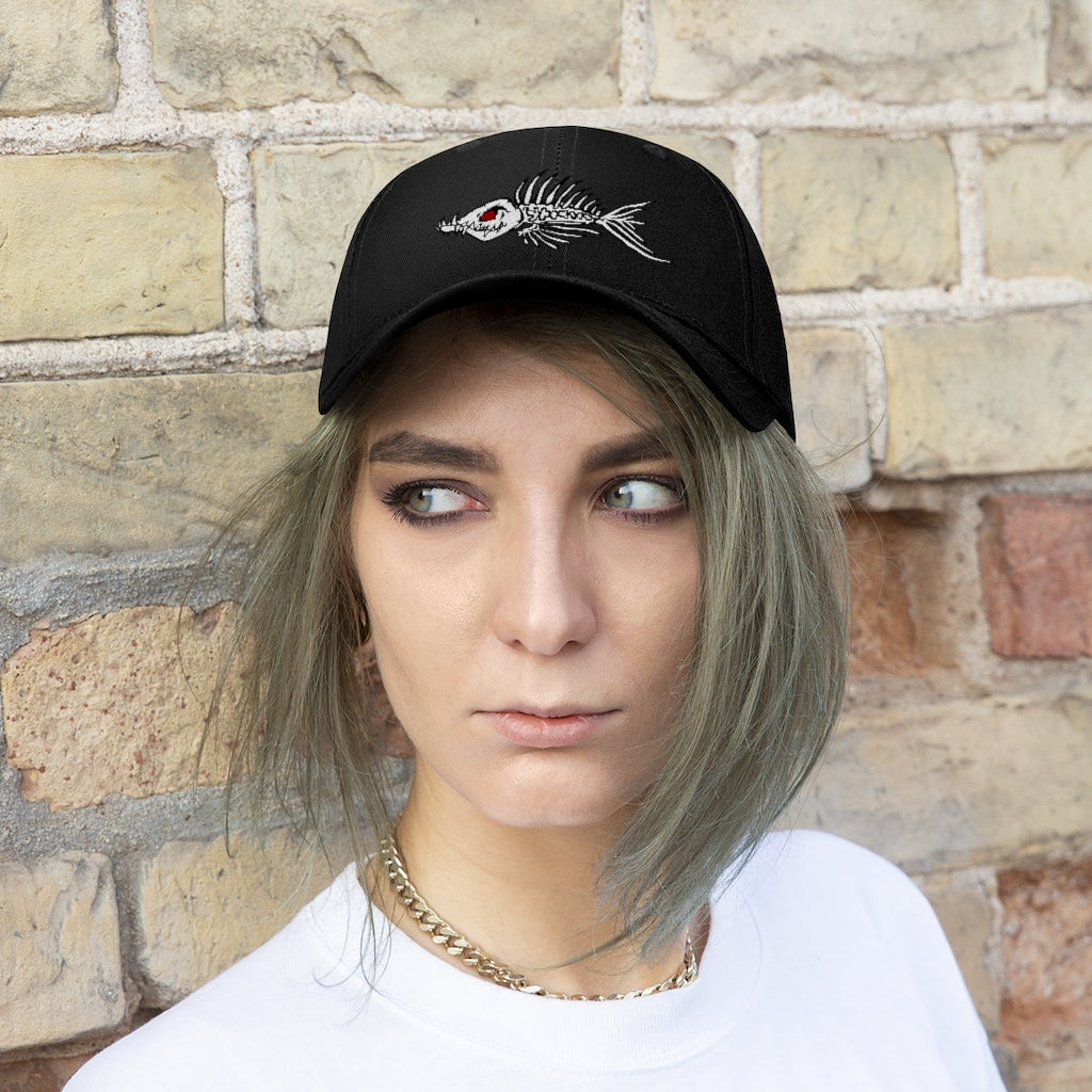 Fish Bone Unisex Twill Hat
