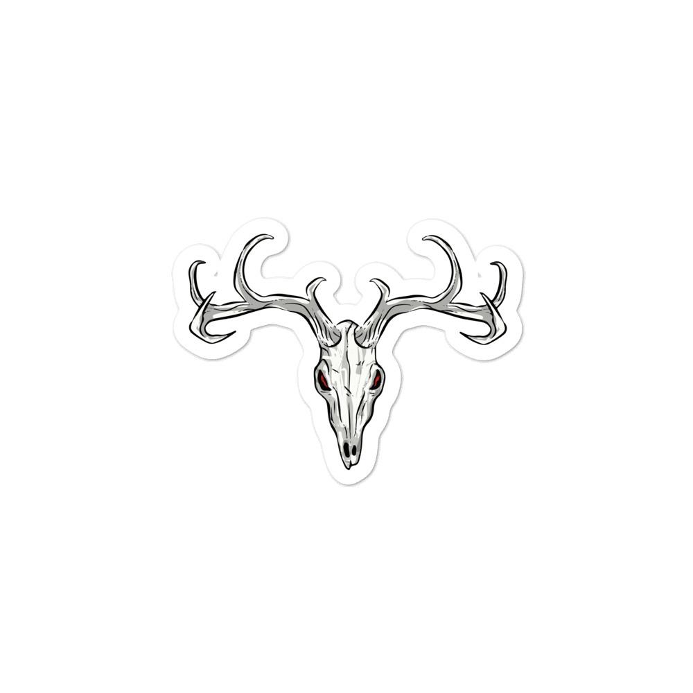 Deer Skull Decal - Outdoors Thrill