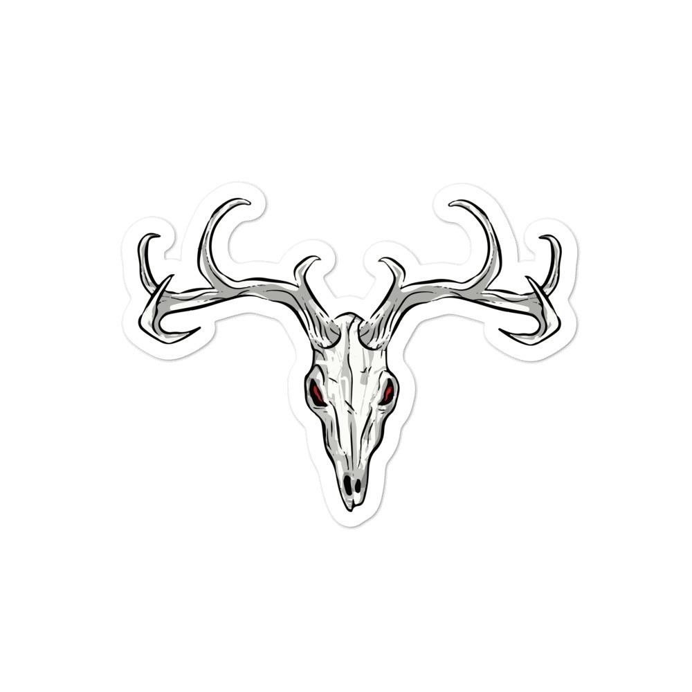 Deer Skull Decal - Outdoors Thrill