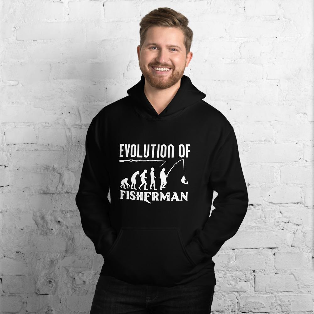 Evolution Of Fisherman Hoodie - Outdoors Thrill