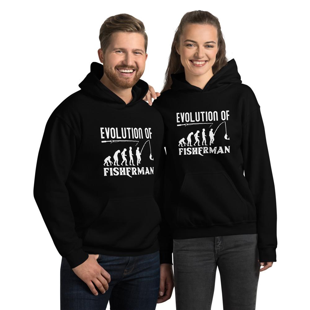 Evolution Of Fisherman Hoodie - Outdoors Thrill
