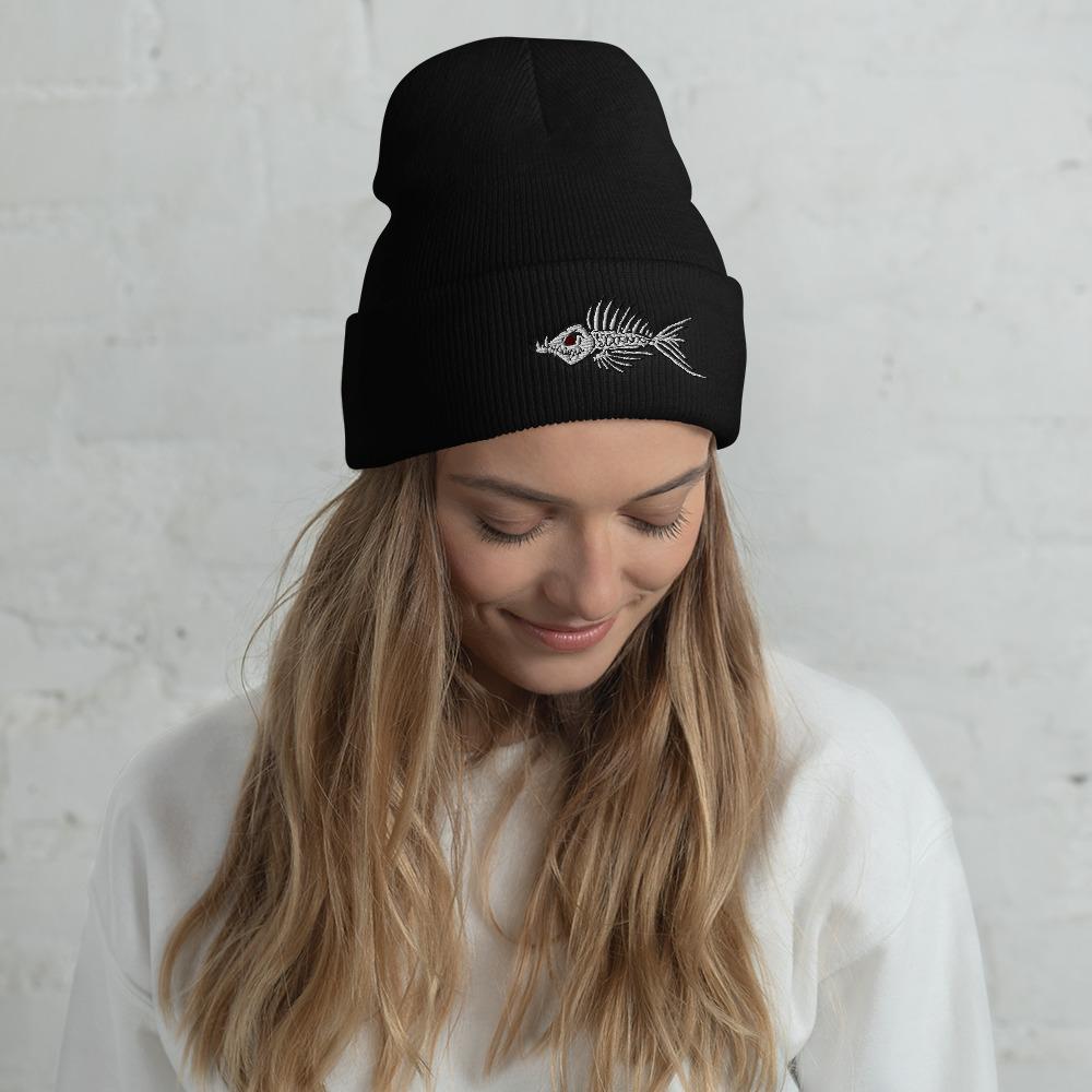 Fish Bone Beanie - Outdoors Thrill