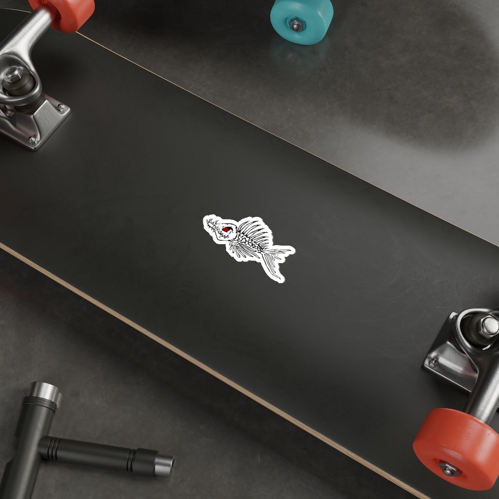 Fish Bone Die-Cut Stickers - Outdoors Thrill