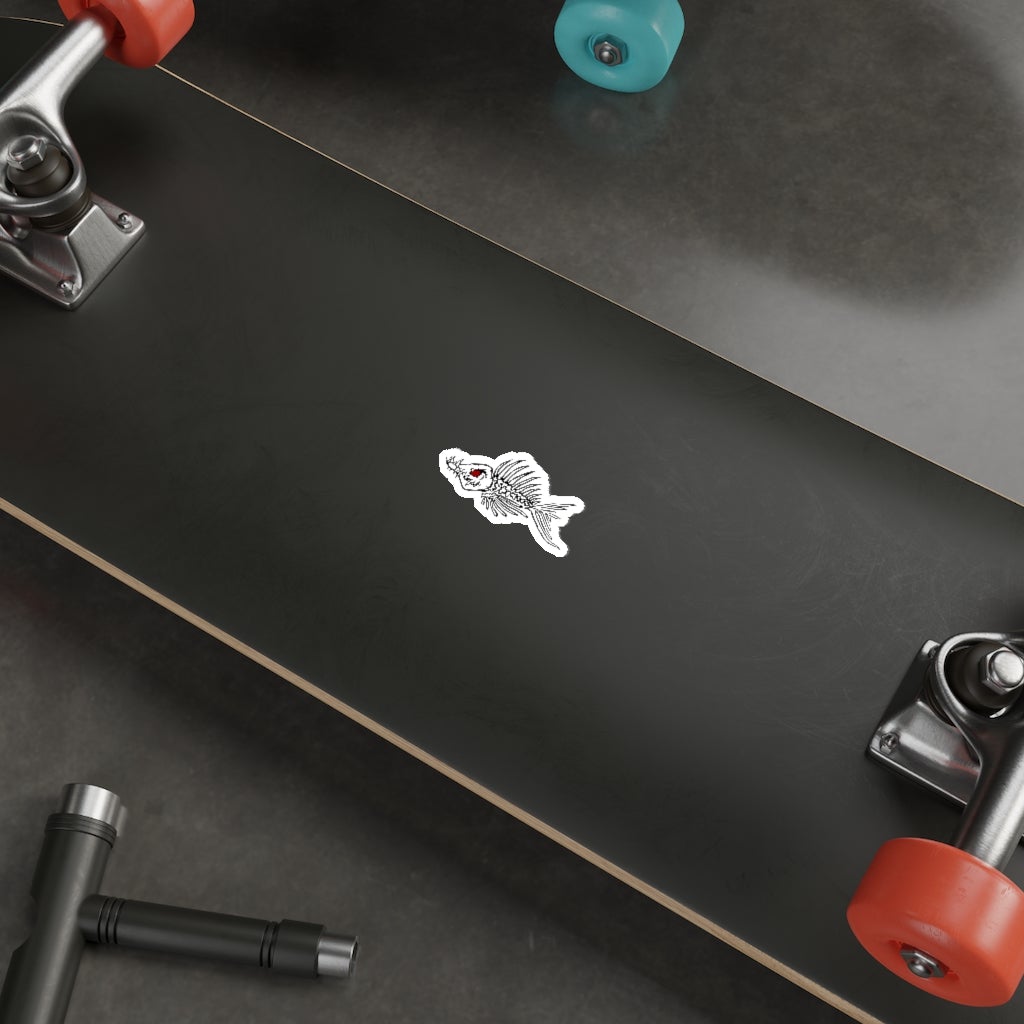 Fish Bone Die-Cut Stickers - Outdoors Thrill