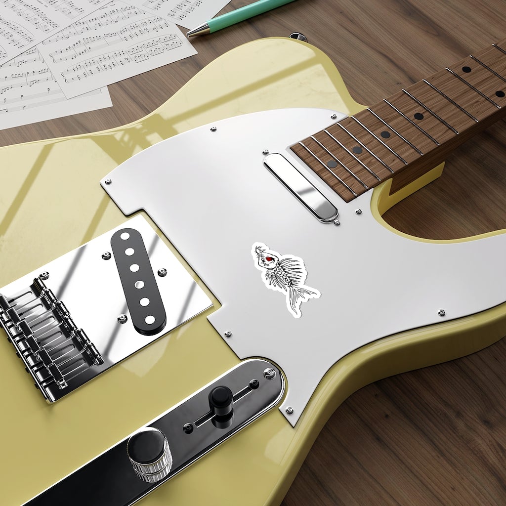 Fish Bone Die-Cut Stickers - Outdoors Thrill