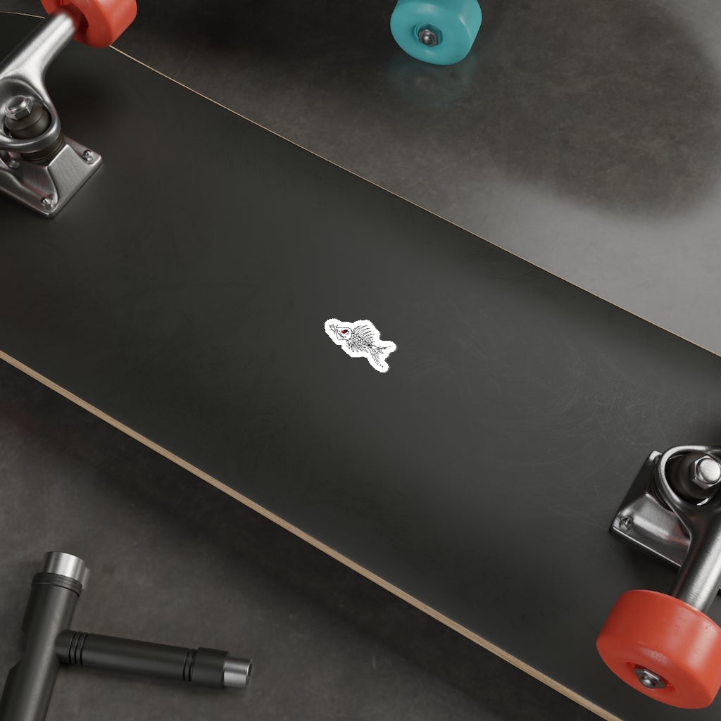 Fish Bone Die-Cut Stickers - Outdoors Thrill
