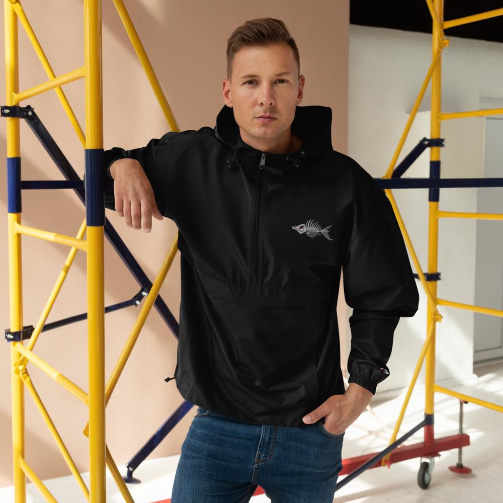 Fish Bone Embroidered Jacket - Outdoors Thrill