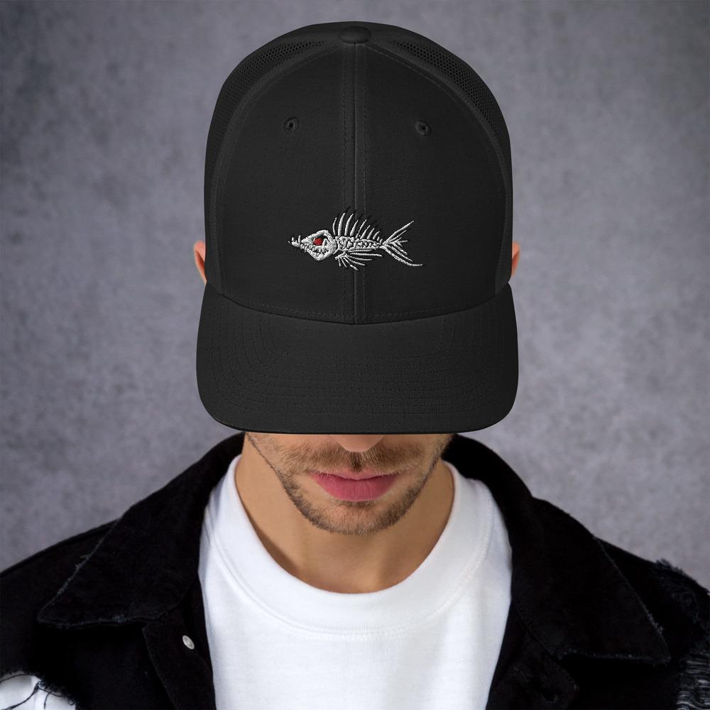 Fish Bone Mesh Hat - Outdoors Thrill