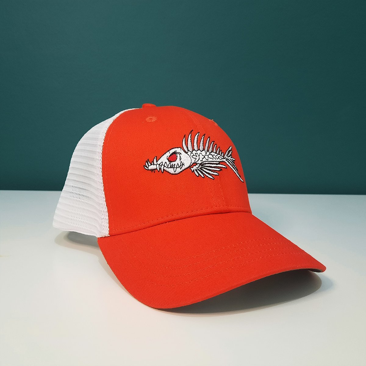 Fish Bone Mesh Hat - Outdoors Thrill