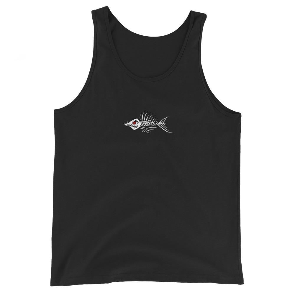 Fish Bone Unisex Tank Top - Outdoors Thrill