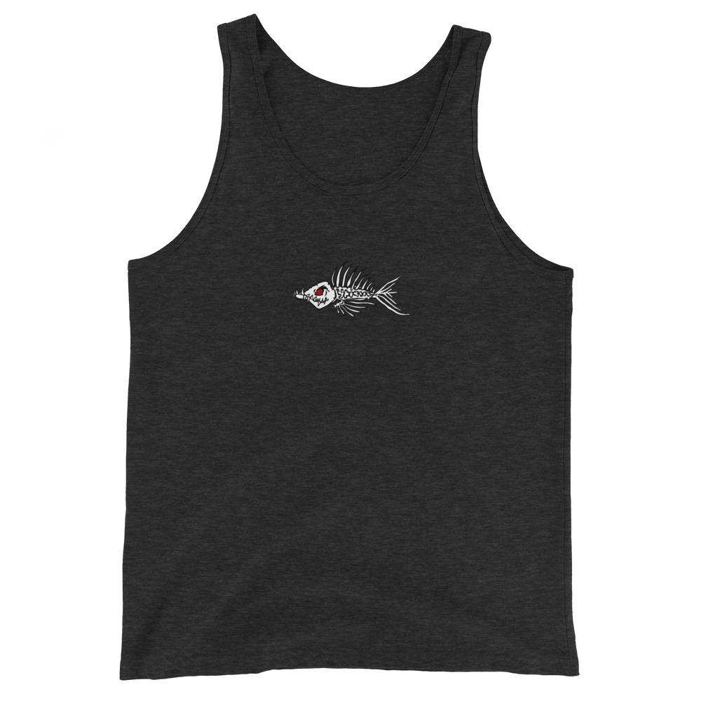 Fish Bone Unisex Tank Top - Outdoors Thrill