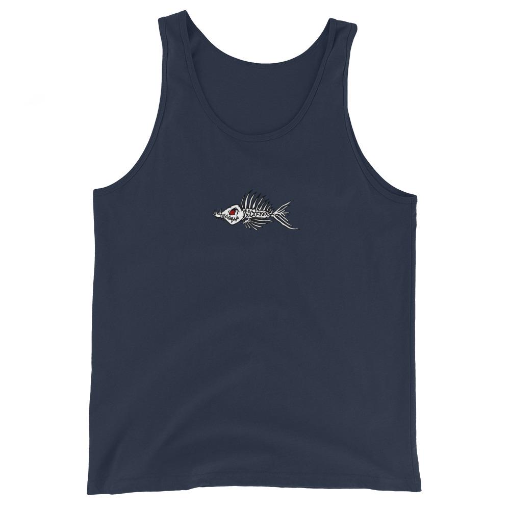 Fish Bone Unisex Tank Top - Outdoors Thrill