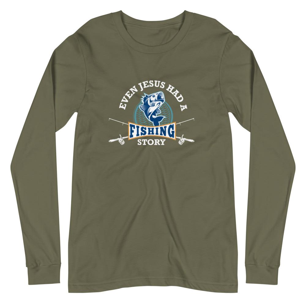 Fish Jesus Unisex Long Sleeve Tee - Outdoors Thrill