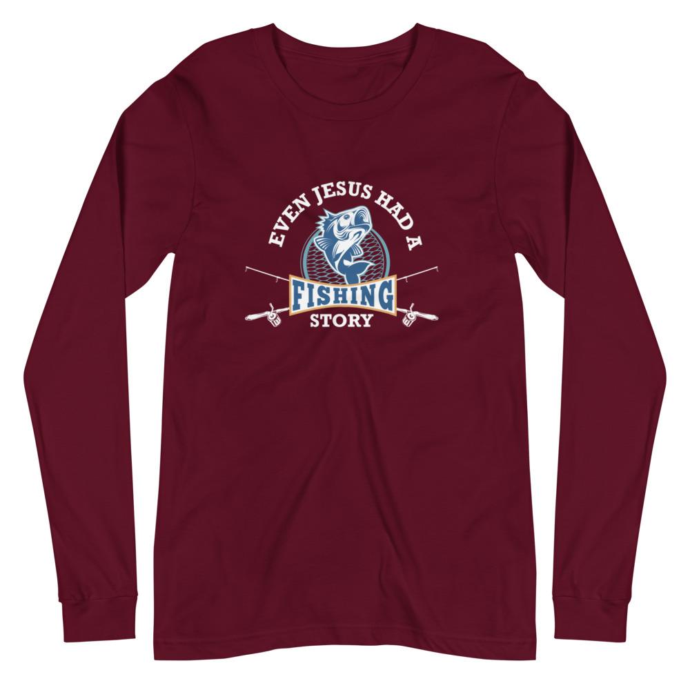Fish Jesus Unisex Long Sleeve Tee - Outdoors Thrill