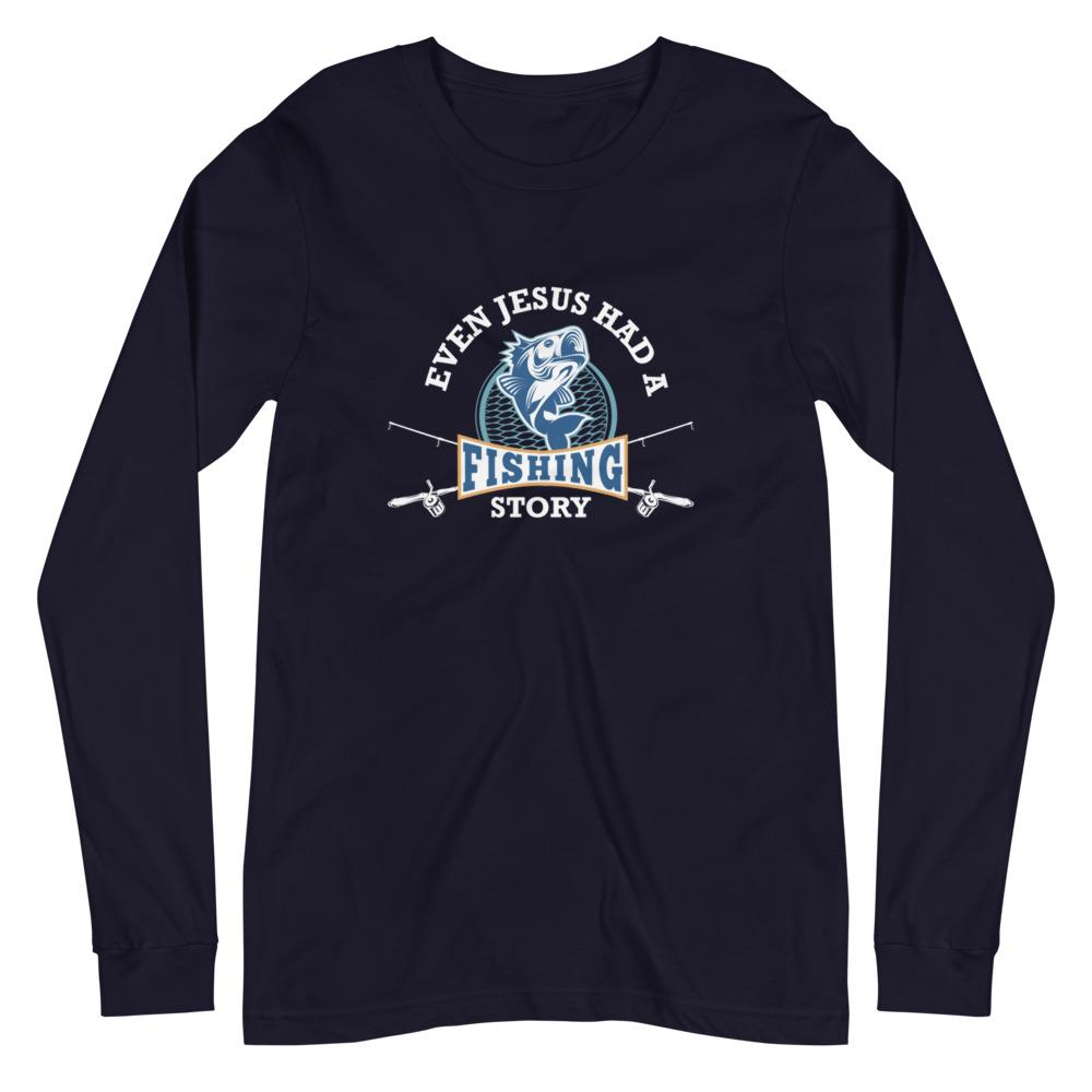 Fish Jesus Unisex Long Sleeve Tee - Outdoors Thrill