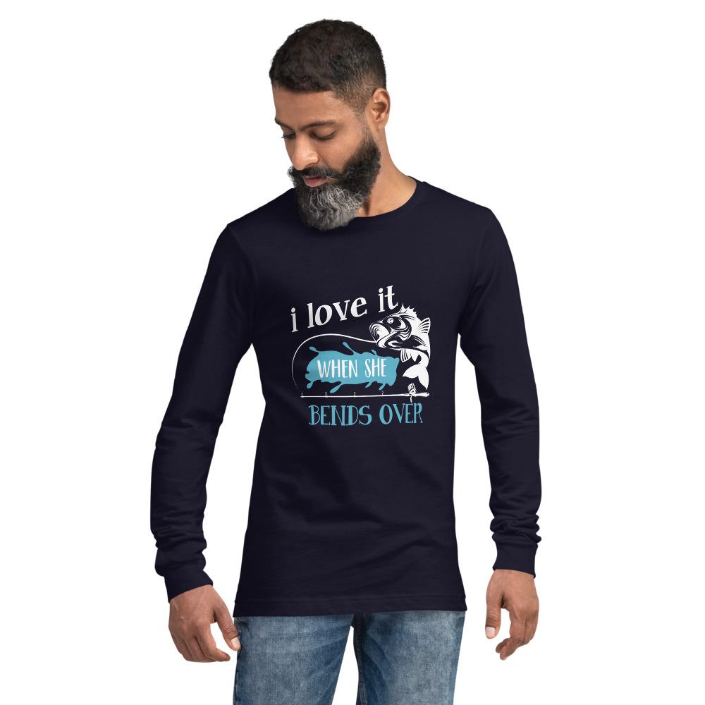 Fishing Bending Unisex Long Sleeve Tee - Outdoors Thrill