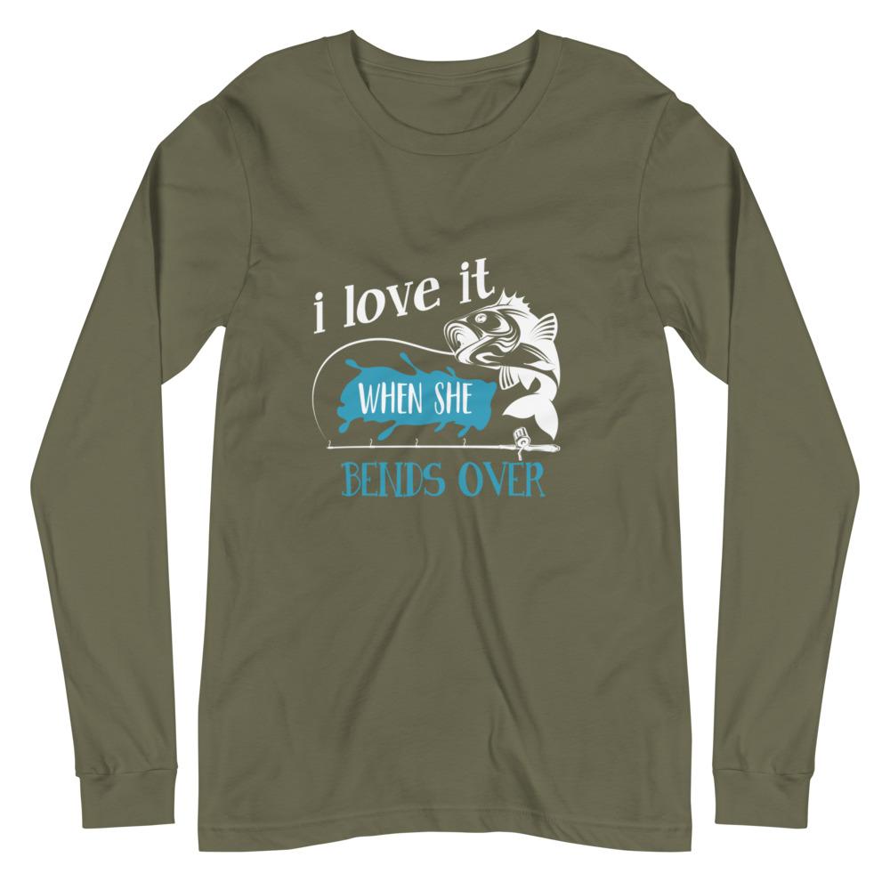 Fishing Bending Unisex Long Sleeve Tee - Outdoors Thrill