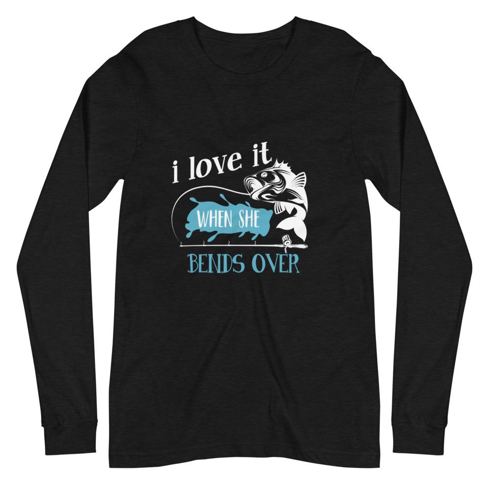 Fishing Bending Unisex Long Sleeve Tee - Outdoors Thrill