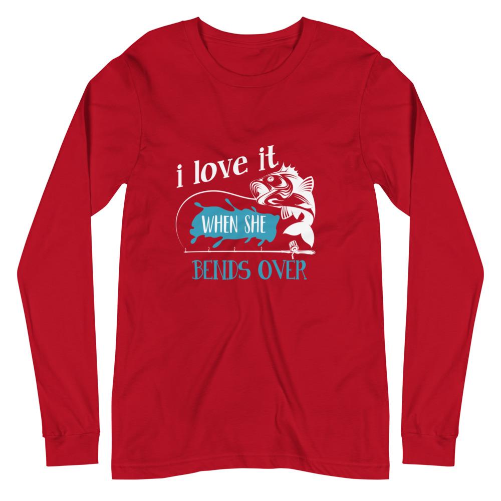 Fishing Bending Unisex Long Sleeve Tee - Outdoors Thrill