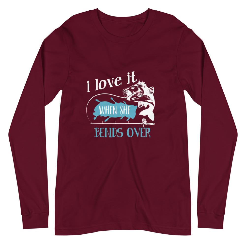 Fishing Bending Unisex Long Sleeve Tee - Outdoors Thrill