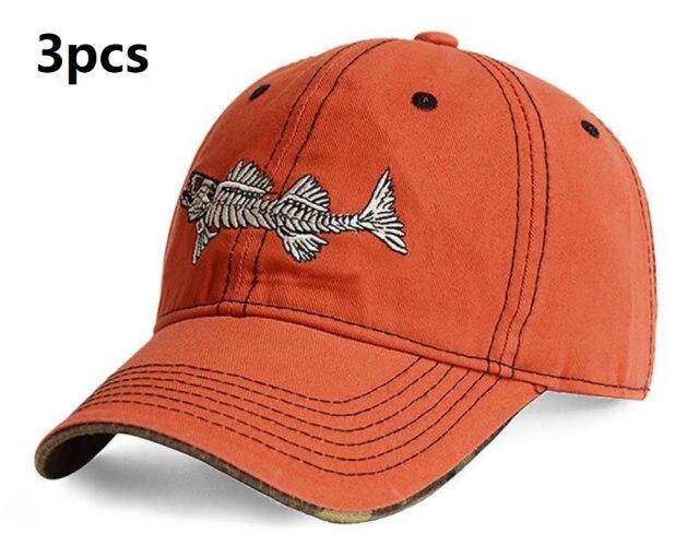 Fishing Hat - Fish logo - Outdoors Thrill
