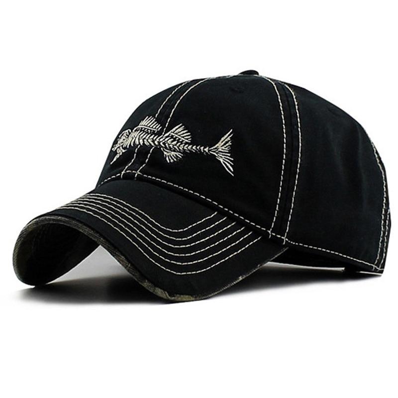 Fishing Hat - Fish logo - Outdoors Thrill