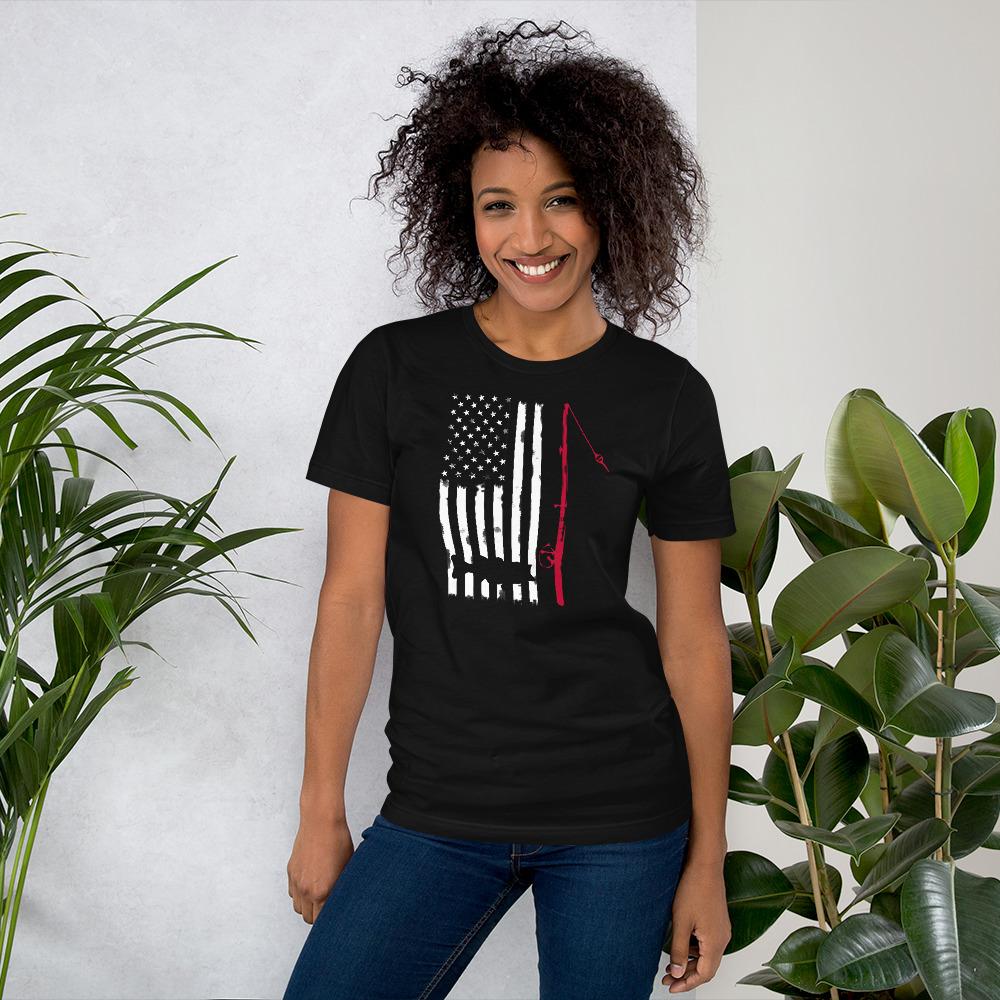 Fishing Shirt - American Fisherman Shirt - Outdoors Thrill