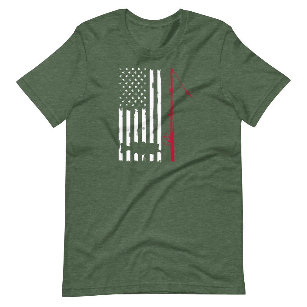 Fishing Shirt - American Fisherman Shirt - Outdoors Thrill
