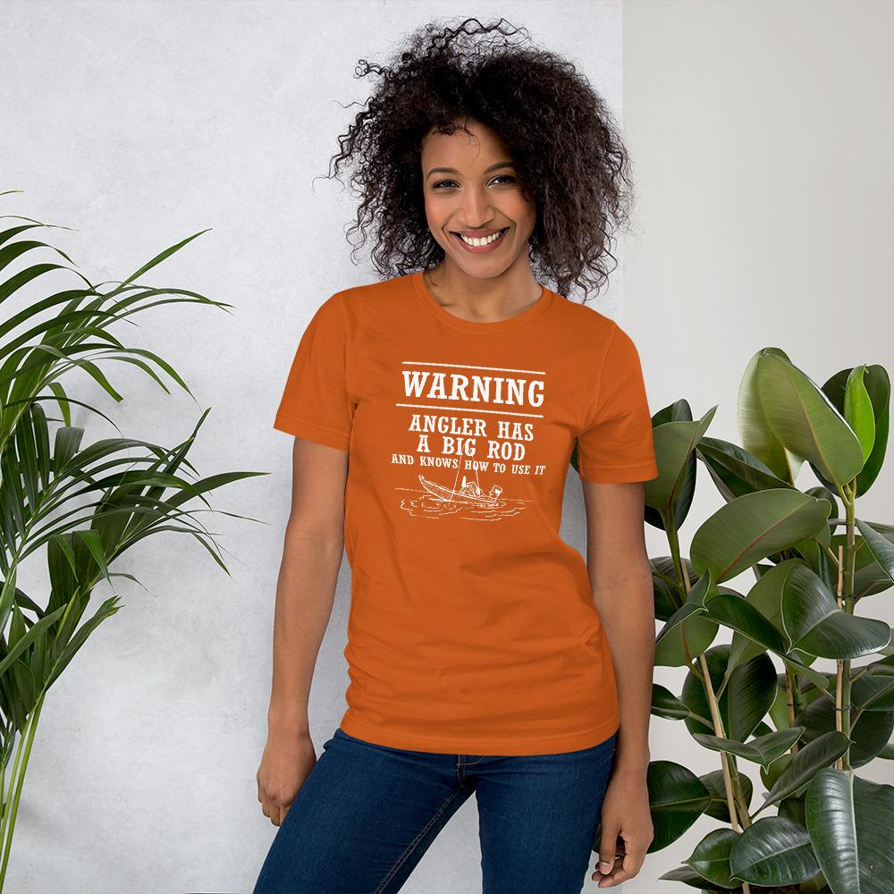 Fishing Shirt - Angler Has a Big Rod - Outdoors Thrill