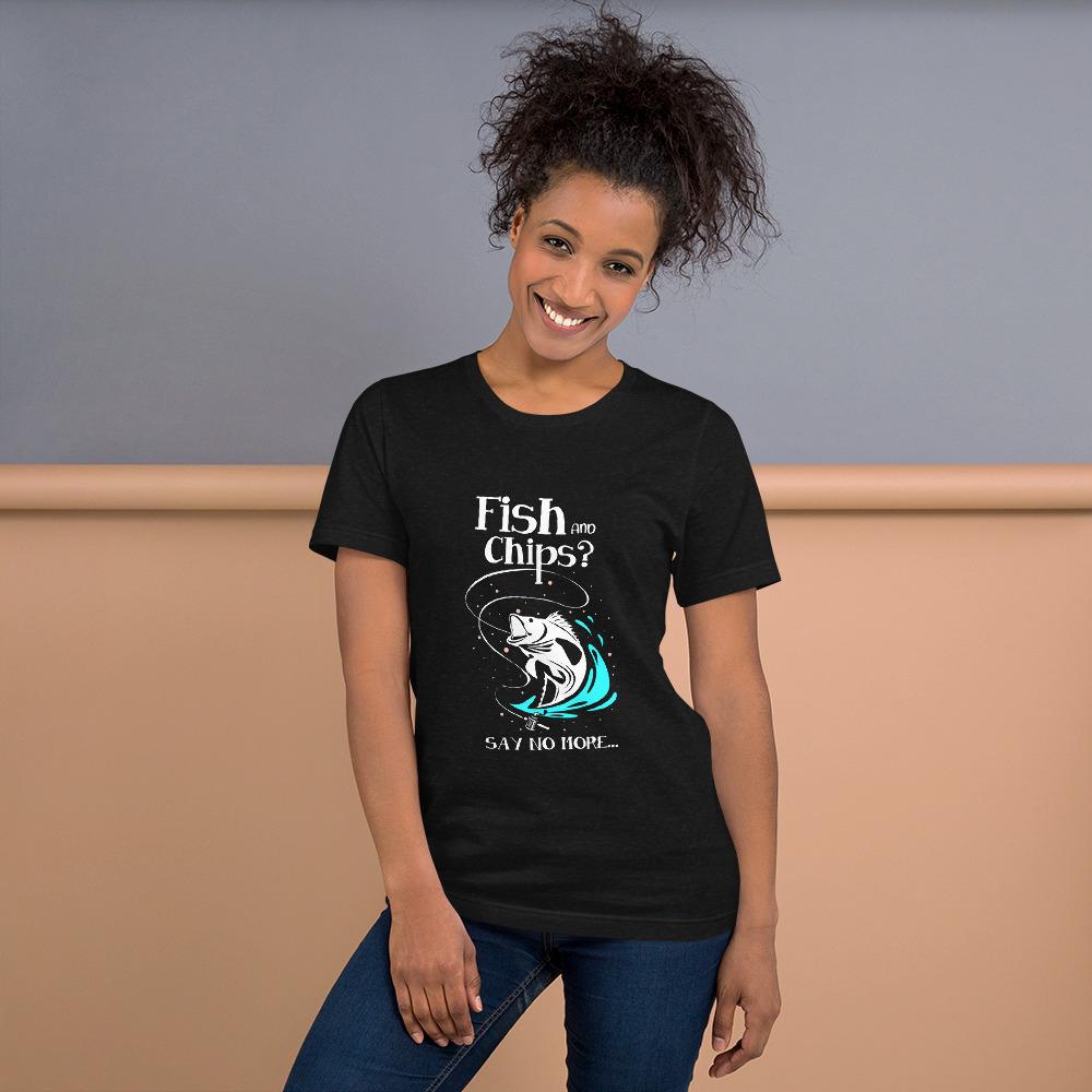 Fishy Chips Unisex T-Shirt - Outdoors Thrill